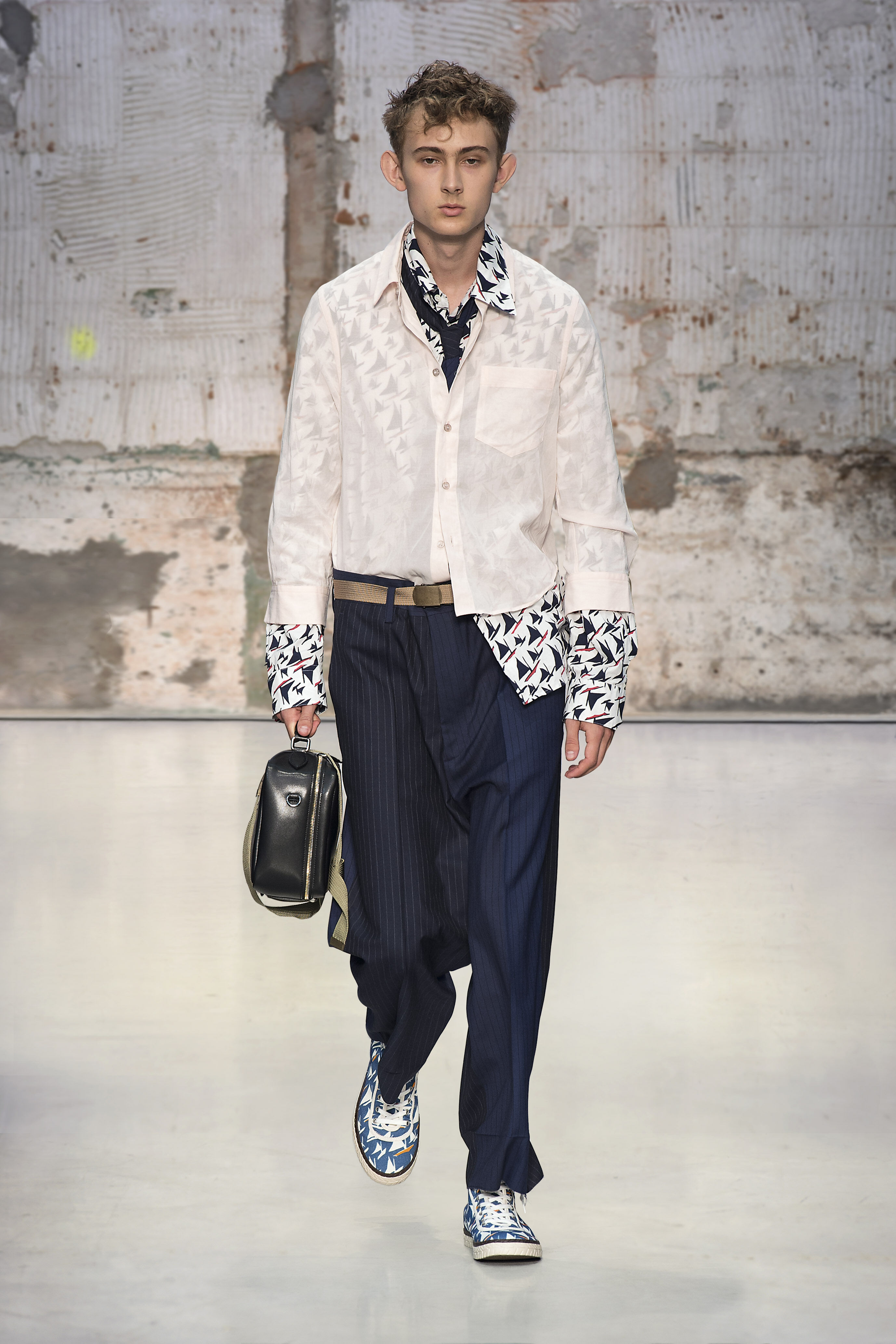 MARNI：18ss ランウェイ シャツ marni SS18 uomo